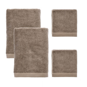 Södahl Håndklæder str. M, Comfort Organic taupe SAMPAK