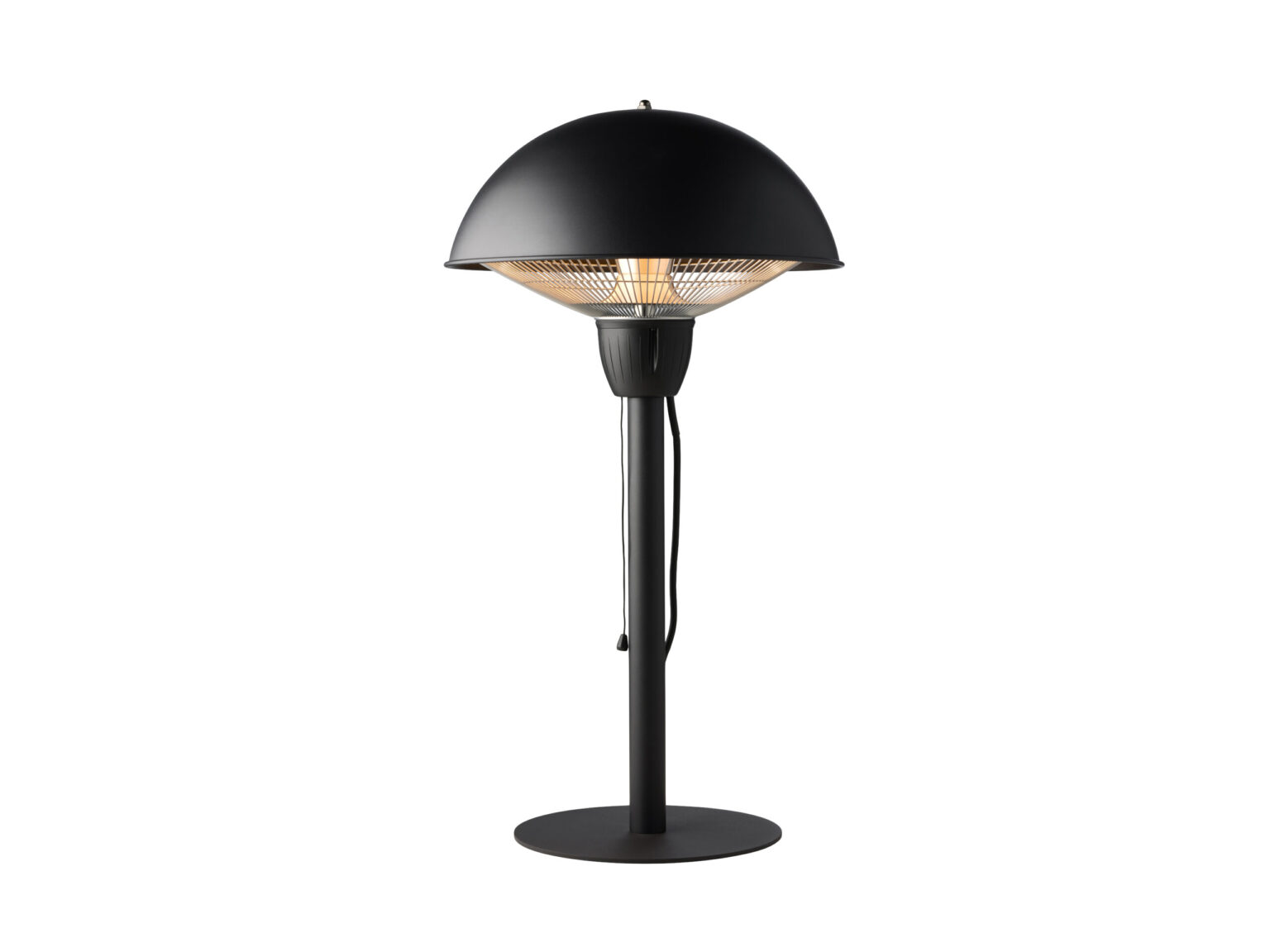 Terrassevarmer til bord 1500 watt Sort
