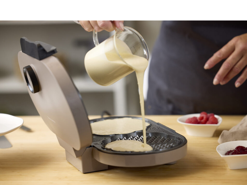 Dobbelt vaffeljern 1600 watt Latte