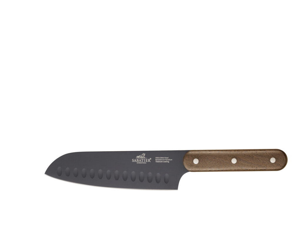 Knivsæt Phenix Walnut 6 dele Sort/valnøddetræ