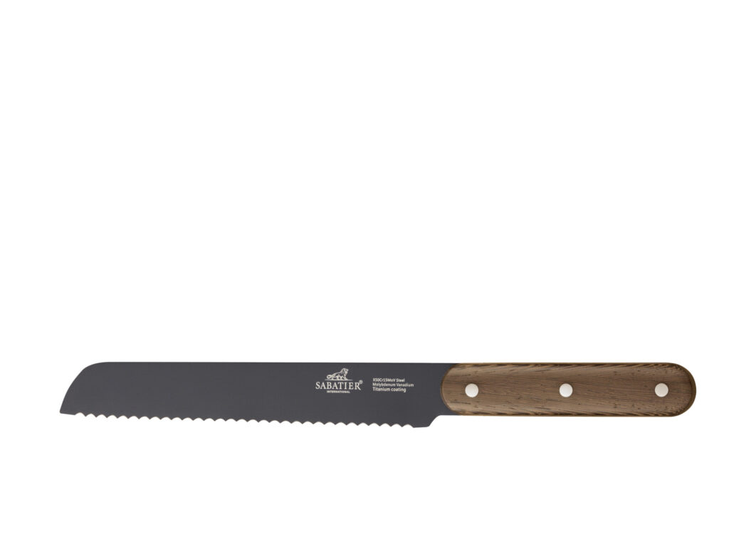 Knivsæt Phenix Walnut 6 dele Sort/valnøddetræ