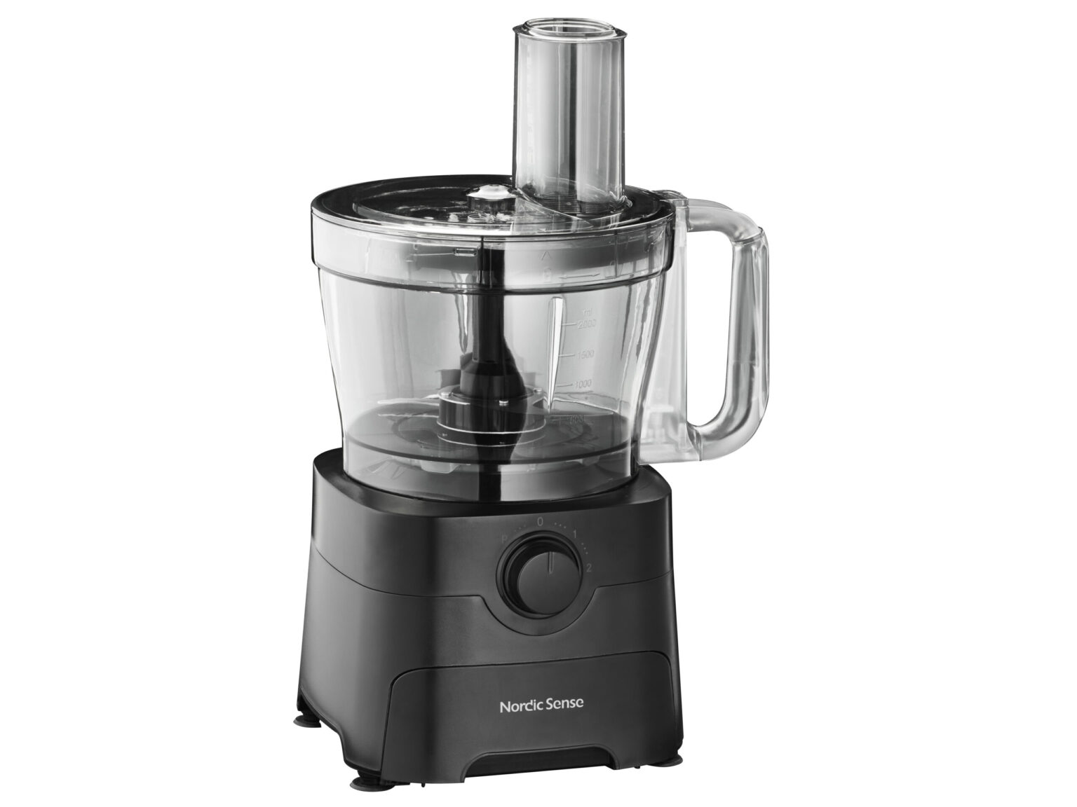 Foodprocessor 1000 watt 3,5 liter Sort