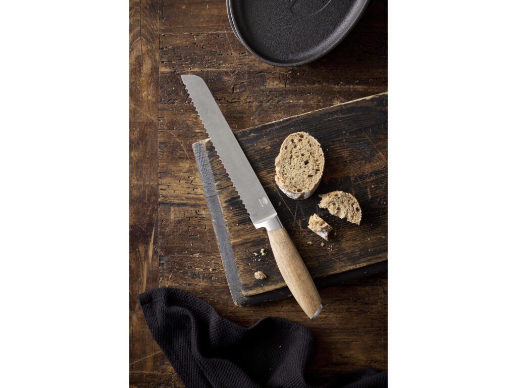 Knivsæt 3 dele Rustfrit stål/Akacie