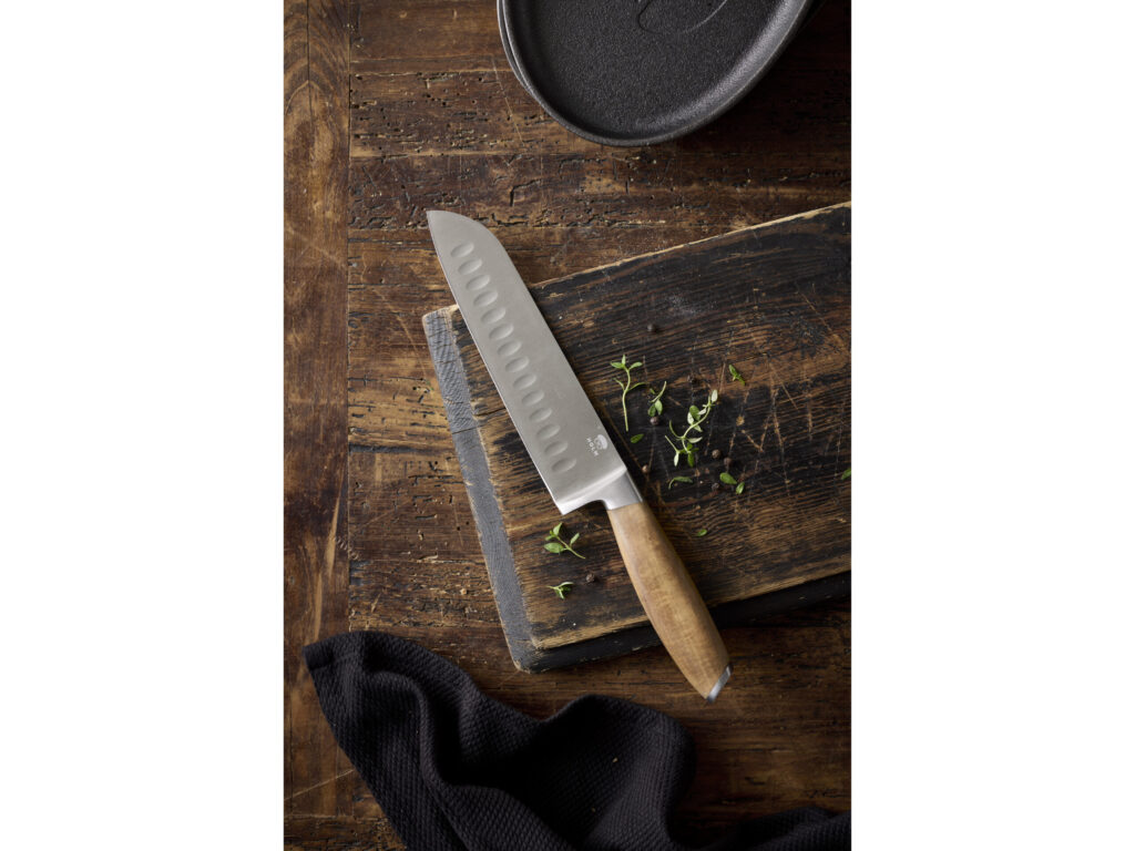 Knivsæt 7 dele Rustfrit stål/Akacie