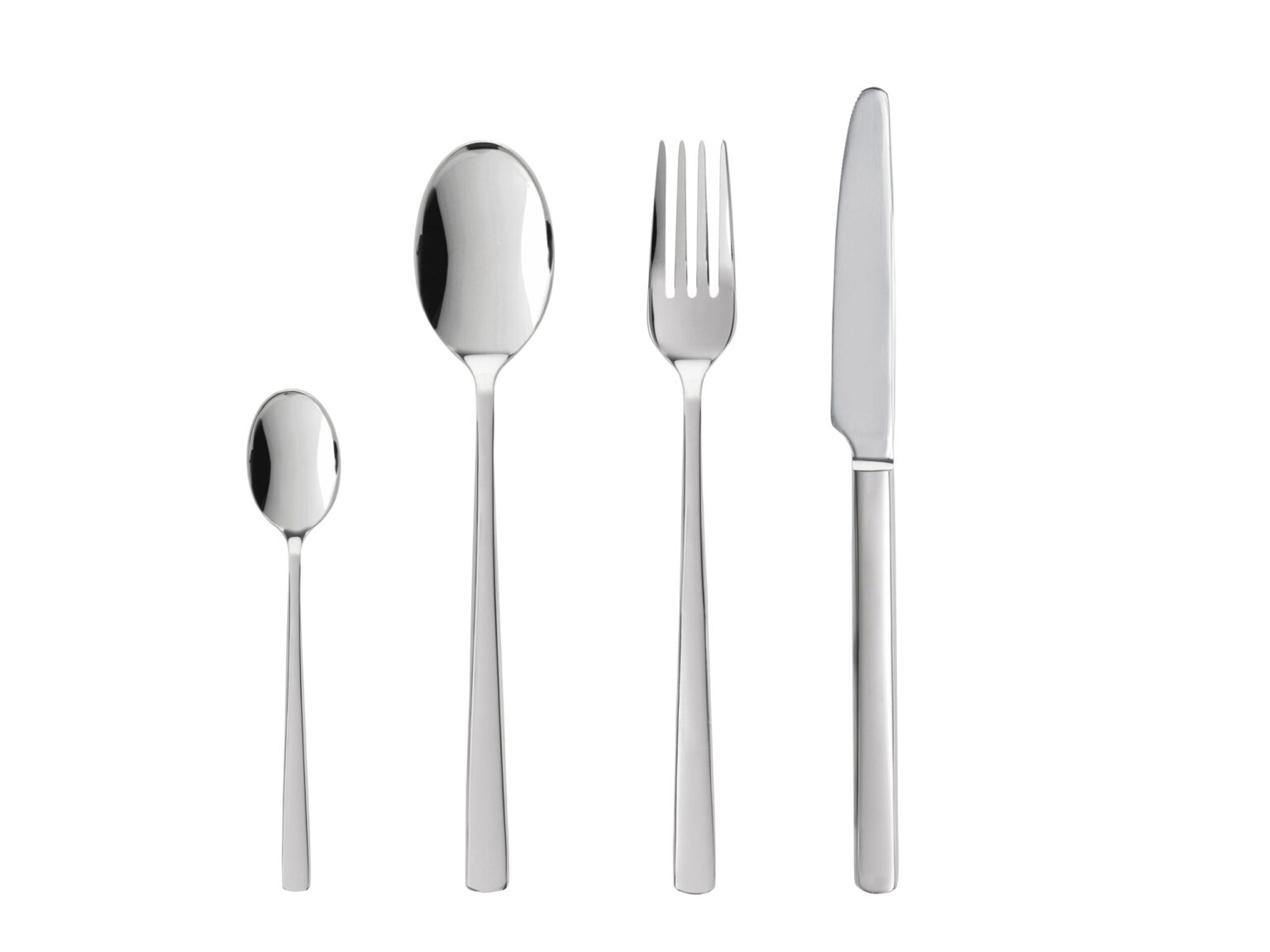 Bestiksæt Essentials Pure 16 dele Blankt stål