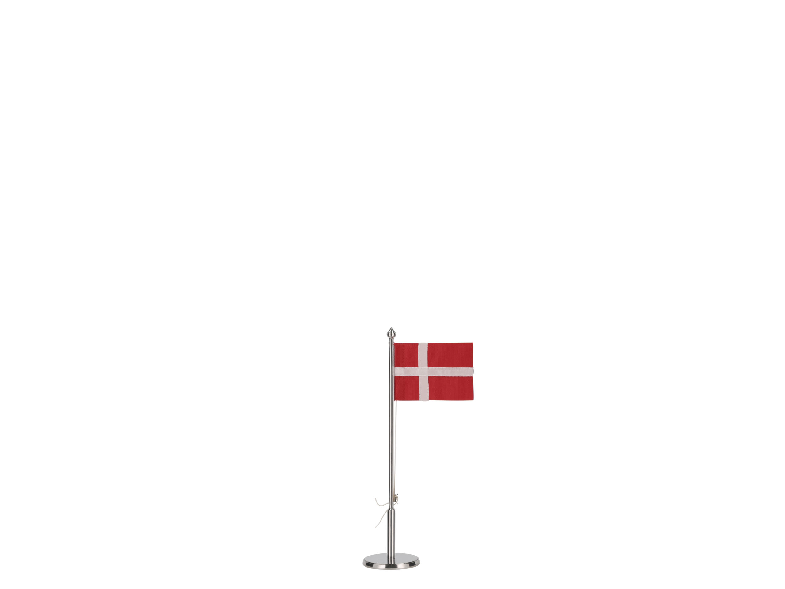 Flagstang DK 20,5 cm Blankt stål 1 Flagstang DK 20,5 cm Blankt stål