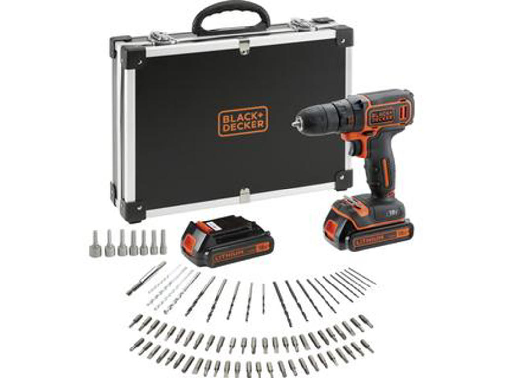 Stanley Black & Decker 18V BOREMASKINE 2X1,5AH 80 TILB. FL CASE